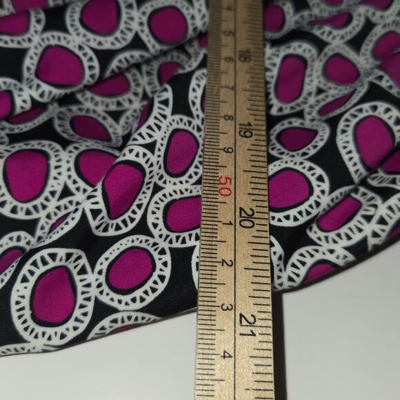 A&H Sportswear Womens 26W Tankini Top Plus Size Swimsuit Pink Black Polka Dots - Picture 12 of 16